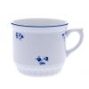 Hrnek Selský, 0,42 l, modrá házenka, Český porcelán, Dubí