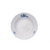 Talíř hluboký, 24 cm, pomněnky, Český porcelán Dubí