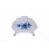 Stojánek na ubrousky, 10 cm, pomněnky, porcelán Dubí