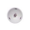 Velká hluboká mísa, 28,5 cm, fialky, Český porcelán Dubí