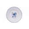 Mísa kulatá prolamovaná, 18 cm, pomněnky, porcelán Dubí