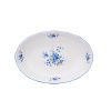 Mísa salátová oválná, 23 cm, pomněnky, Český porcelán