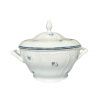 Mísa polévková, 2,5 l, Bernadotte, modré růžičky, porcelán Thun