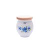Dóza s nápisem sůl, 10,4 cm, Pomněnky, Český porcelán