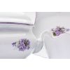 Jídelní souprava, fialky, 25 d., Český porcelán Dubí5