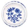 Popelník kulatý s výřezy, 13 cm, cibulák, Český porcelán
