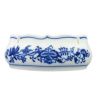 Popelník kulatý s výřezy, 13 cm, cibulák, Český porcelán-