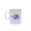 Hrnek Gaston, Český porcelán Dubí, 0,22 l, fialky,