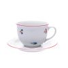 Šálek s podšálkem, 500 ml, rakouská házenka, Český porcelán