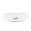 Miska na kosti, 22 cm, fialky, Český porcelán