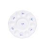 Podnos na vejce, 24 cm, modrá házenka, Český porcelán