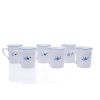 Sada hrneků Richmond, 250 ml, pomněnky, Český porcelán, 6 ks