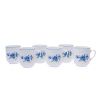 Sada hrnků Trojka, 300 ml, Český porcelán, pomněnky, 6 ks