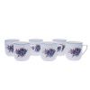Sada hrnků Pětka, 400 ml, porcelán Dubí, konvalinka a pomněnka, 6 ks