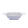 Talířová souprava Ella s hlubokými talíři 330ml, bílá krajka, šedý lem, porcelán Thun, 18 d.2