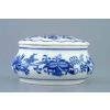Dóza šperkovnice kulatá s víčkem  9 cm, cibulák, Český porcelán
