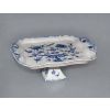 Podnos Aida čtvercový na noze  34 x 29 cm, cibulák, Český porcelán