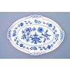 Podnos oválný  39 x 27 cm, cibulák, Český porcelán