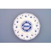 Podnos párty na vejce s porcelánovým klíčem 24,3 cm, cibulák, Český porcelán