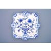 Podnos reliéfní  35 x 35 cm, cibulák, Český porcelán