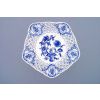 4184 1 misa petihranna prolam na ozd noze niz 24 cm cibulak cesky porcelan