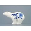 Medvídek 15 cm, cibulák, Český porcelán
