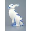 4286 1 zajic velky sedici 17 cm cibulak cesky porcelan
