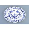 Talíř oválný 35 cm, cibulák, Český porcelán
